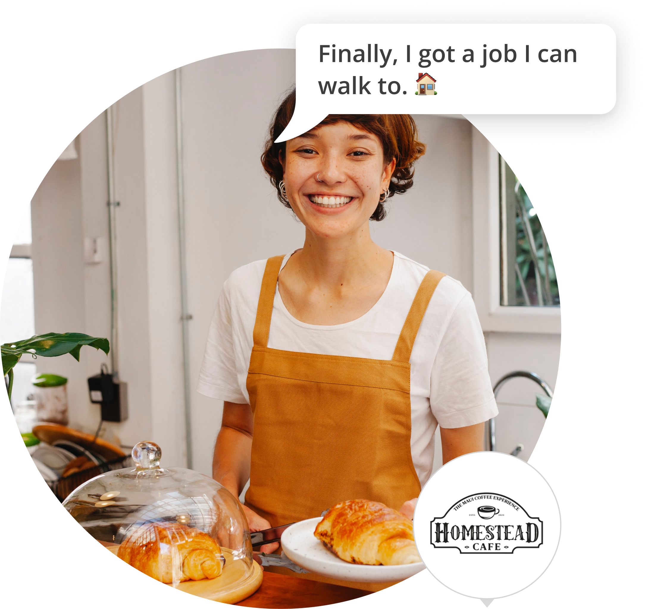 Testimonial from satisfied worker who found local job through WorkOnward in their community